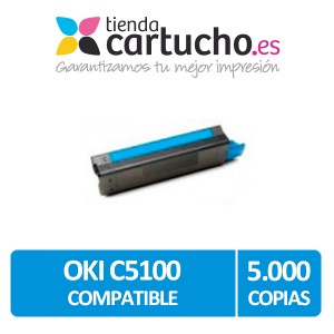 Toner NEGRO OKI C5100/C5200 compatible, sustituye al toner original OKI 42127405 PARA LA IMPRESORA Toner OKI C5200