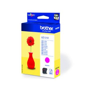 Brother LC121 magenta cartucho de tinta original. PARA LA IMPRESORA Cartouches d'encre Brother MFC-J870DW