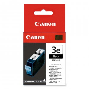 Canon BCI-3BK negro cartucho de tinta original. PERTENENCIENTE A LA REFERENCIA Canon BCI6 BCI3