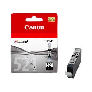 Canon CLI-521BK negro cartucho de tinta original. PERTENENCIENTE A LA REFERENCIA Canon PGI520 / CLI521