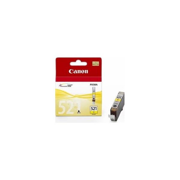 Canon CLI521Y jaune cartouche d'encre original. Canon CLI521Y jaune cartouche d'encre original.
