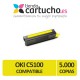 Toner NEGRO OKI C5100/C5200 compatible, sustituye al toner original OKI 42127405