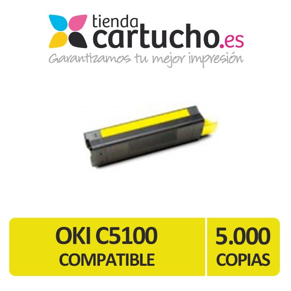 Toner JAUNE OKI C3100/C5100/C5200 compatible, remplacer le toner original OKI 42127405 Toner JAUNE OKI C3100/C5100/C5200 compatible, remplacer le toner original OKI 42127405
