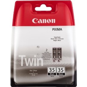 Canon PGI-35BK negro PACK 2 cartuchos de tinta original. PARA LA IMPRESORA Cartouches d'encre Canon Pixma IP110