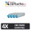 PACK 4 (ELIJA COLORES) CARTUCHOS COMPATIBLES OKI C5600/C5700