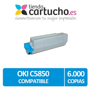 Toner NEGRO OKI C5850/C5950 compatible, sustituye al toner original OKI 43865724  PARA LA IMPRESORA Toner OKI C5850DN