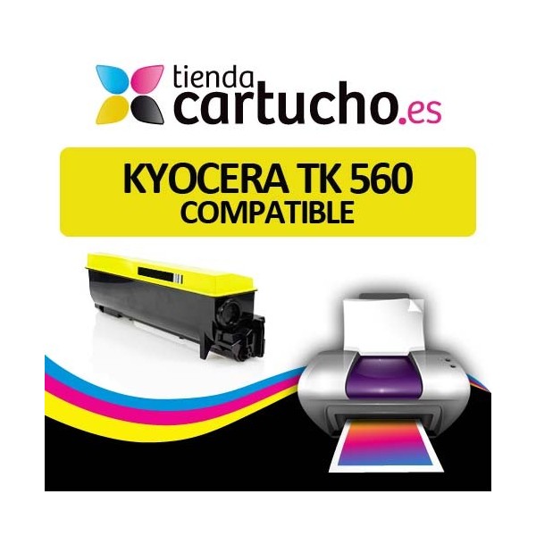 Toner JAUNE KYOCERA TK 560 compatible avec Kyocera FS-C5300DN, KYOCERA TK-560 Toner JAUNE KYOCERA TK 560 compatible avec Kyocera FS-C5300DN, KYOCERA TK-560
