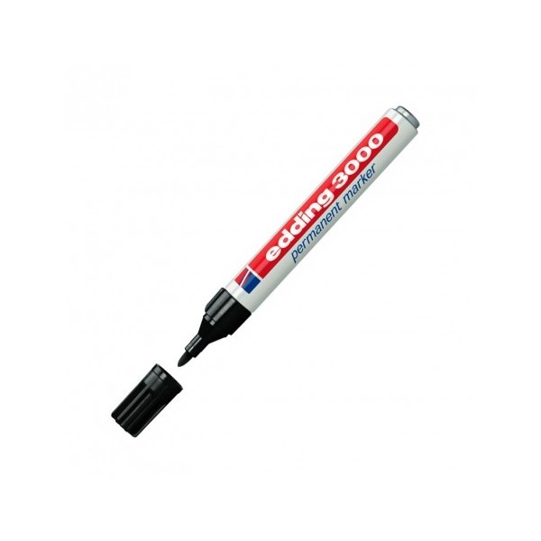 EDDING MARCADOR PERMANENTE PUNTA REDONDA 1.5-3MM NEGRO EDDING MARCADOR PERMANENTE PUNTA REDONDA 1.5-3MM NEGRO