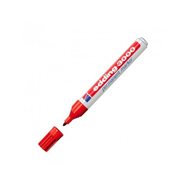 EDDING MARCADOR PERMANENTE PUNTA REDONDA 1.5-3MM ROJO EDDING MARCADOR PERMANENTE PUNTA REDONDA 1.5-3MM ROJO
