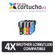 Pack 4 cartuchos compatibles brother lc980 lc1100 *Elija colores que prefiera*