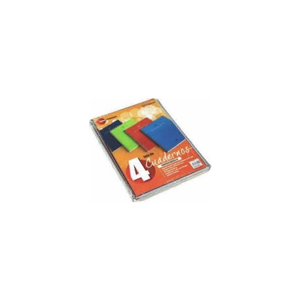 GUERRERO PACK 4 CUADERNOS 80 HOJAS GUERRERO PACK 4 CUADERNOS 80 HOJAS