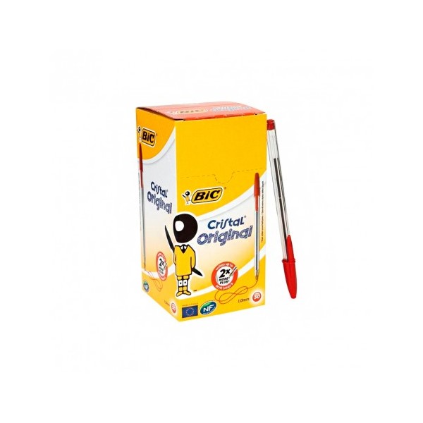 BOLÍGRAFO BIC CRISTAL ROJO BOLÍGRAFO BIC CRISTAL ROJO