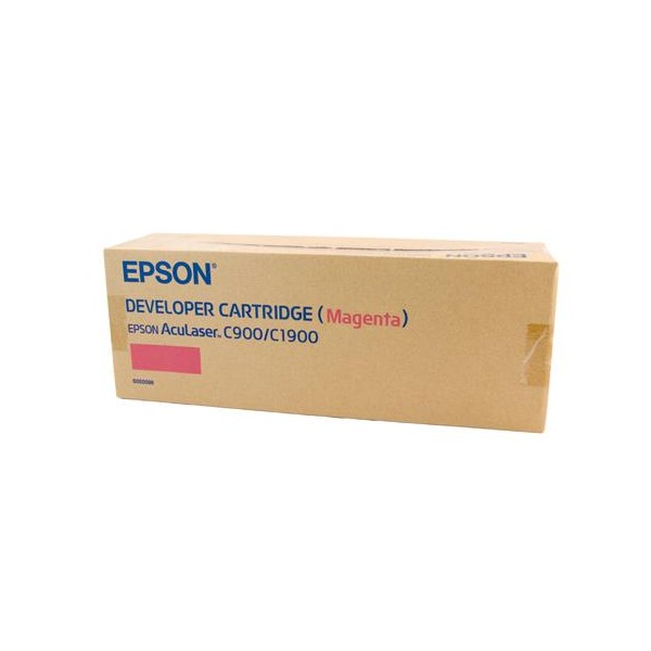 Epson Aculaser C900 C1900 magenta, toner original 4.500 pages. Epson Aculaser C900 C1900 magenta, toner original 4.500 pages.