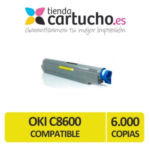 Toner NEGRO OKI C8600/C8800 compatible, sustituye al toner original OKI 43487712  PARA LA IMPRESORA Toner OKI C8800