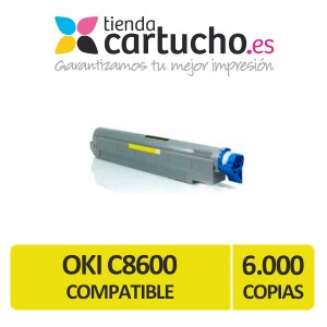 Toner NEGRO OKI C8600/C8800 compatible, sustituye al toner original OKI 43487712  PARA LA IMPRESORA Toner OKI C8600cdtn