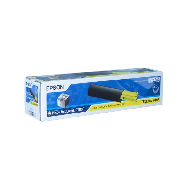 Epson Aculaser C1100 CX11 jaune, toner original 4.000 pages. Epson Aculaser C1100 CX11 jaune, toner original 4.000 pages.