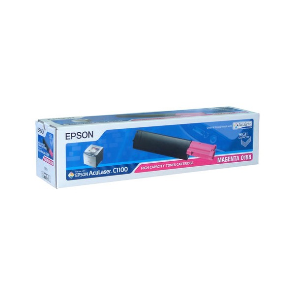 Epson Aculaser C1100 CX11 magenta, toner original 4.000 pages. Epson Aculaser C1100 CX11 magenta, toner original 4.000 pages.