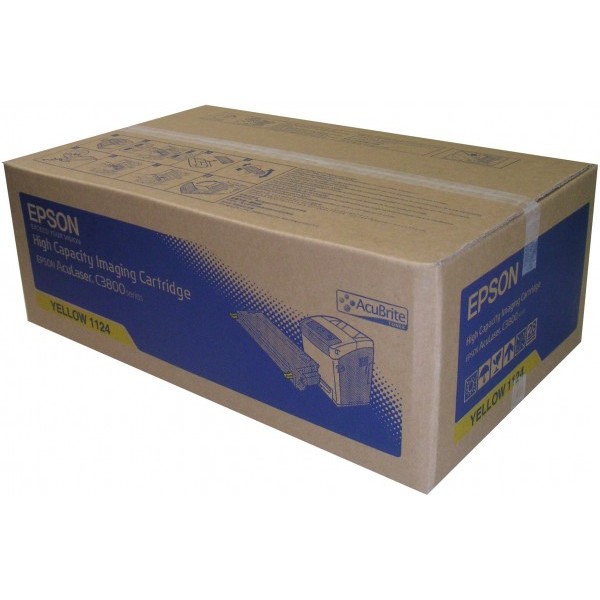 Epson Aculaser C3800 jaune, toner original 9.000 pages. Epson Aculaser C3800 jaune, toner original 9.000 pages.