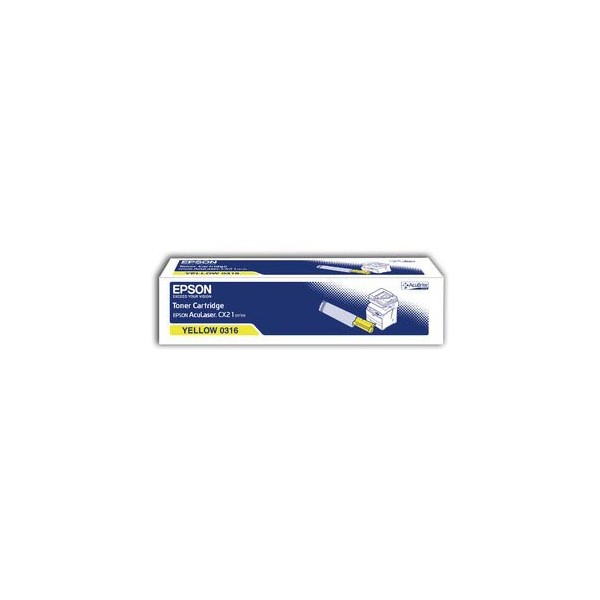 Epson Aculaser CX21 CX21NF jaune, toner original. Epson Aculaser CX21 CX21NF jaune, toner original.