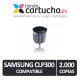 Toner NEGRO SAMSUNG CLP300 compatible, sustituye al toner original CLP-K300A/ELS