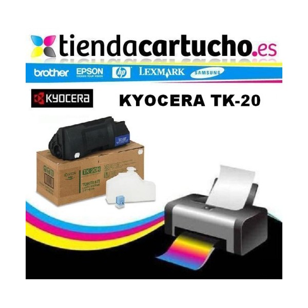Toner KYOCERA TK-20 compatible, remplacer le toner original KYOCERA TK-20 REF. Toner KYOCERA TK-20 compatible, remplacer le toner original KYOCERA TK-20 REF.