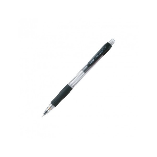 PILOT PORTAMINAS RECARGABLE H-185 SUPER GRIP. MINAS DE 0.5 MM HB. CON GOMA. COLOR NEGRO PILOT PORTAMINAS RECARGABLE H-185 SUPER GRIP. MINAS DE 0.5 MM HB. CON GOMA. COLOR NEGRO