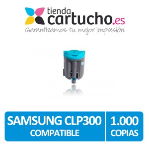 Toner NEGRO SAMSUNG CLP300 compatible, sustituye al toner original CLP-K300A/ELS PERTENENCIENTE A LA REFERENCIA Toner Samsung CLP-300
