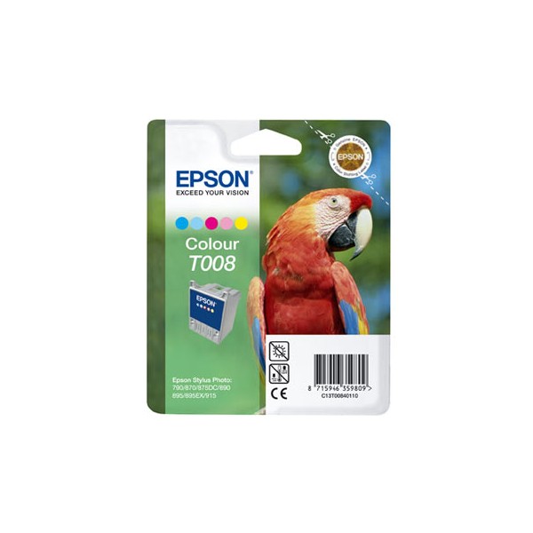 Epson T008 color, cartouche d'encre original (C13T00840110) Epson T008 color, cartouche d'encre original (C13T00840110)
