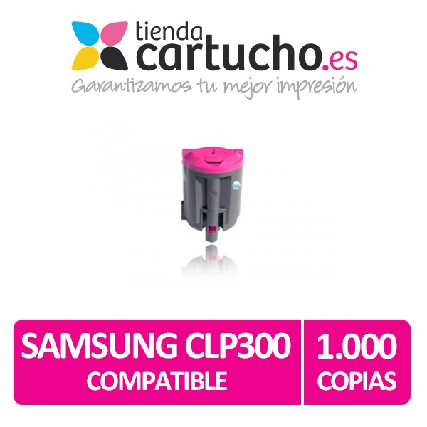 Toner MAGENTA SAMSUNG CLP300 compatible, remplacer le toner original CLP-M300A/ELS Toner MAGENTA SAMSUNG CLP300 compatible, remplacer le toner original CLP-M300A/ELS