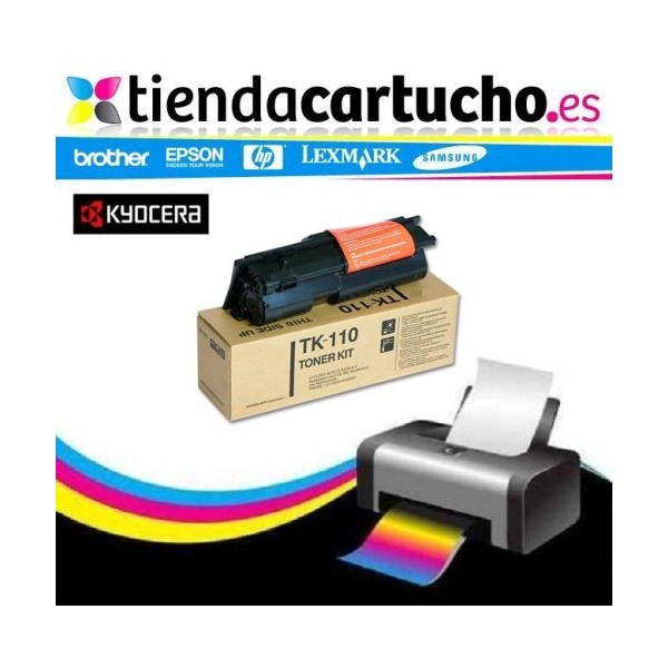 Toner KYOCERA TK 110 compatible, remplacer le toner original KYOCERA TK110, REF. 0T2FV0D Toner KYOCERA TK 110 compatible, remplacer le toner original KYOCERA TK110, REF. 0T2FV0D