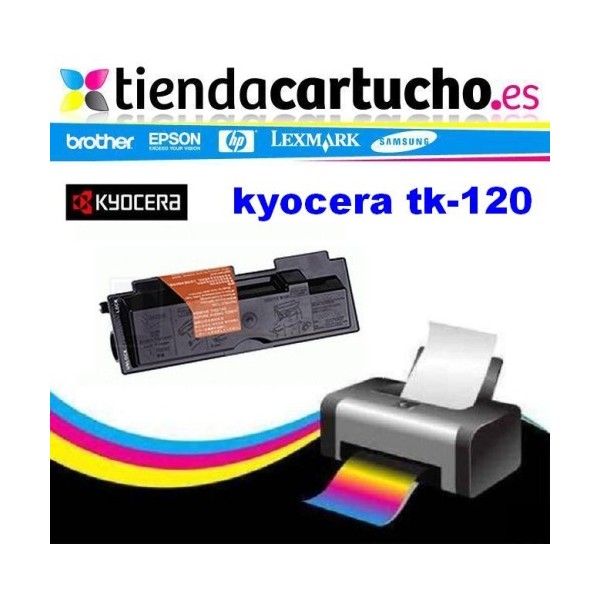 Toner KYOCERA TK 120 compatible, remplacer le toner original KYOCERA TK 120, REF. 0T2G60DE Toner KYOCERA TK 120 compatible, remplacer le toner original KYOCERA TK 120, REF. 0T2G60DE