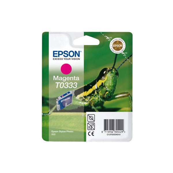 Epson T0333 magenta, cartouche d'encre original (C13T03334010) Epson T0333 magenta, cartouche d'encre original (C13T03334010)