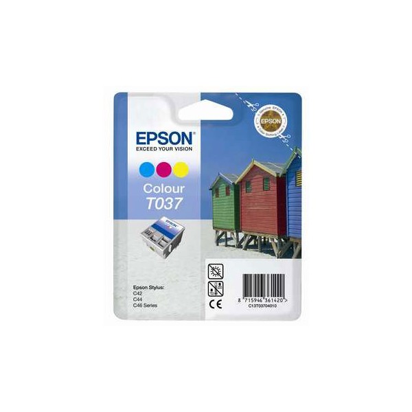 Epson T037 color, cartouche d'encre original (C13T03704010) Epson T037 color, cartouche d'encre original (C13T03704010)