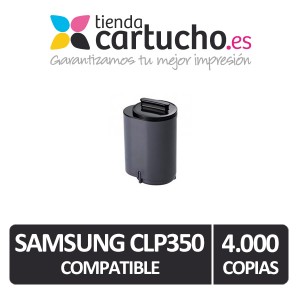 Toner NEGRO SAMSUNG CLP350 compatible, sustituye al toner original CLP-K350A  PERTENENCIENTE A LA REFERENCIA Toner Samsung CLP-350