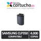 Toner NEGRO SAMSUNG CLP350 compatible, sustituye al toner original CLP-K350A 