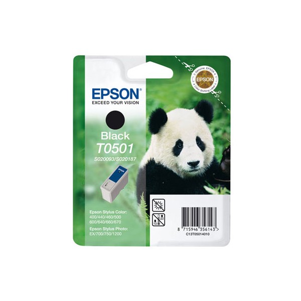 Epson T050 noir, cartouche d'encre original (C13T05014010) Epson T050 noir, cartouche d'encre original (C13T05014010)
