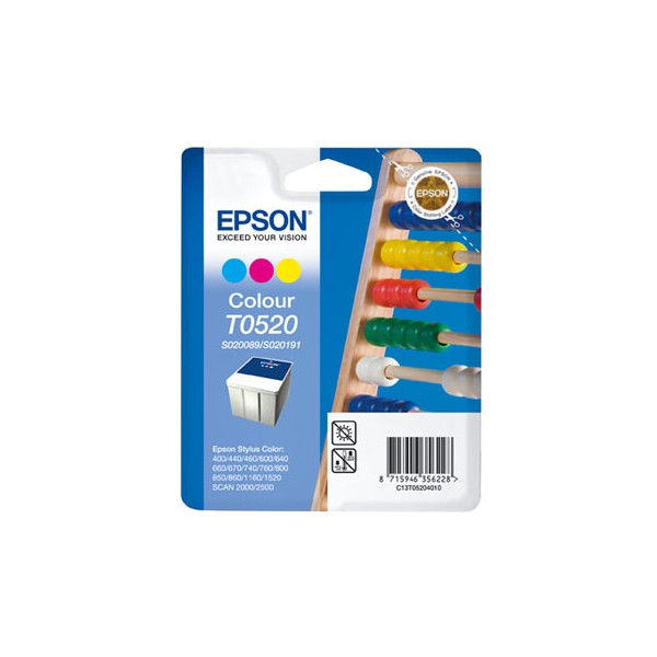 Epson T052 color, cartouche d'encre original (C13T05204010) Epson T052 color, cartouche d'encre original (C13T05204010)