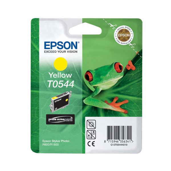 Epson T0544 jaune, cartouche d'encre original (C13T05444010) Epson T0544 jaune, cartouche d'encre original (C13T05444010)