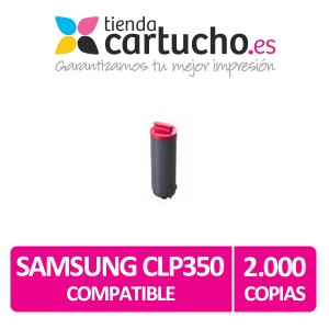 Toner NEGRO SAMSUNG CLP350 compatible, sustituye al toner original CLP-K350A  PERTENENCIENTE A LA REFERENCIA Toner Samsung CLP-350