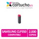 Toner NEGRO SAMSUNG CLP350 compatible, sustituye al toner original CLP-K350A 