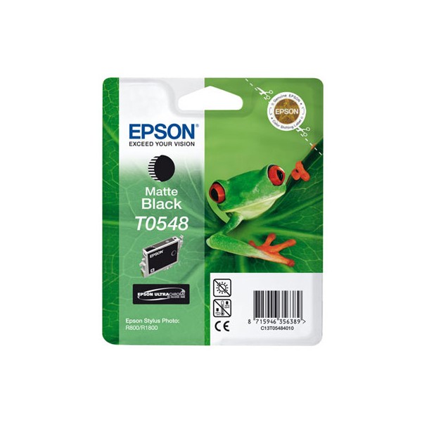 Epson T0548 noir MAT, cartouche d'encre original (C13T05484010) Epson T0548 noir MAT, cartouche d'encre original (C13T05484010)