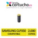 Toner NEGRO SAMSUNG CLP350 compatible, sustituye al toner original CLP-K350A 