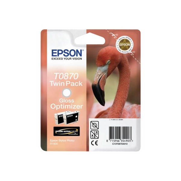 Epson T0870 optimizador brillo, cartouche d'encre original (C13T08704010) Epson T0870 optimizador brillo, cartouche d'encre original (C13T08704010)