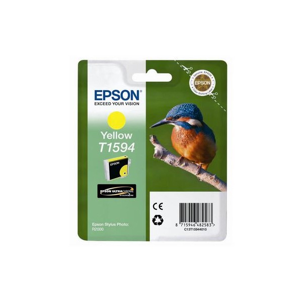 Epson T1594 jaune, cartouche d'encre original (C13T15944010) Epson T1594 jaune, cartouche d'encre original (C13T15944010)