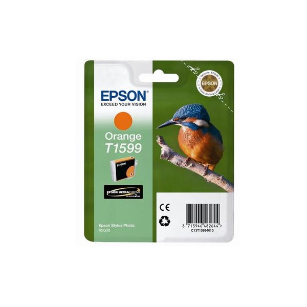 Epson T1599 ORANGE, cartouche d'encre original (C13T15994010) Epson T1599 ORANGE, cartouche d'encre original (C13T15994010)