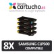 PACK 4 (ELIJA COLORES) CARTUCHOS COMPATIBLES SAMSUNG CLP 500