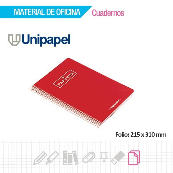 A4 UNIPAPEL CUADERNO ESPIRAL PAPYRUS EXTRA 03.TAPA DURA.FOLIO.80H. 70GR. HORIZONAL. A4 UNIPAPEL CUADERNO ESPIRAL PAPYRUS EXTRA 03.TAPA DURA.FOLIO.80H. 70GR. HORIZONAL.