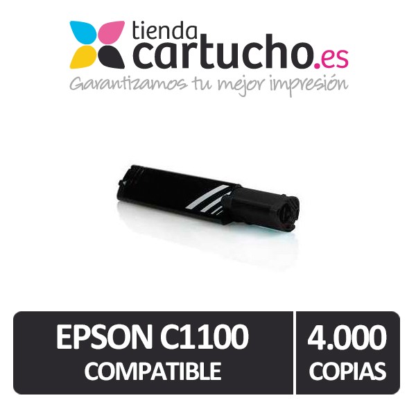 Toner NOIR EPSON C1100 compatible, remplacer le toner original EPSON C13S050190 Toner NOIR EPSON C1100 compatible, remplacer le toner original EPSON C13S050190