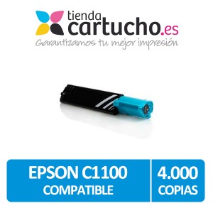 Toner NEGRO EPSON C1100 compatible, sustituye al toner original EPSON C13S050190 PARA LA IMPRESORA Epson Aculaser C1100