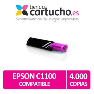 Toner NEGRO EPSON C1100 compatible, sustituye al toner original EPSON C13S050190 PERTENENCIENTE A LA REFERENCIA Toner Epson C1100